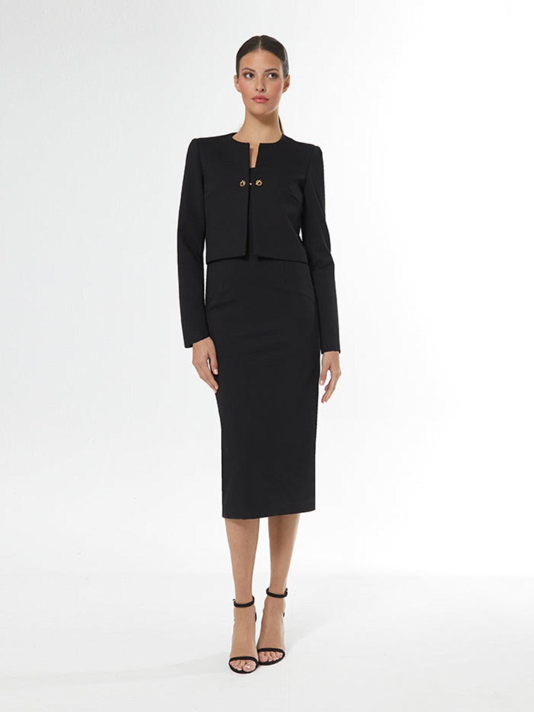 Carla Ruiz Black Short jacket 51026-Occasion Wear-Guest of the wedding-Nicola Ross