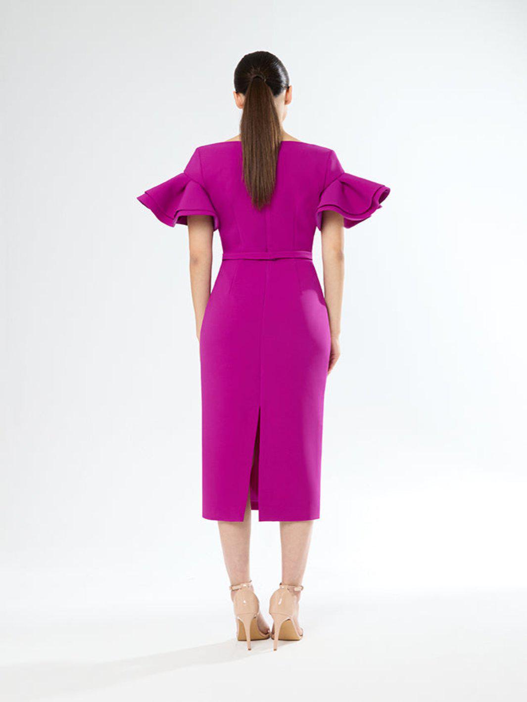 Carla Ruiz Dress 51512 In Fuchsia-Mother of the bride- mother of the groom -Nicola Ross