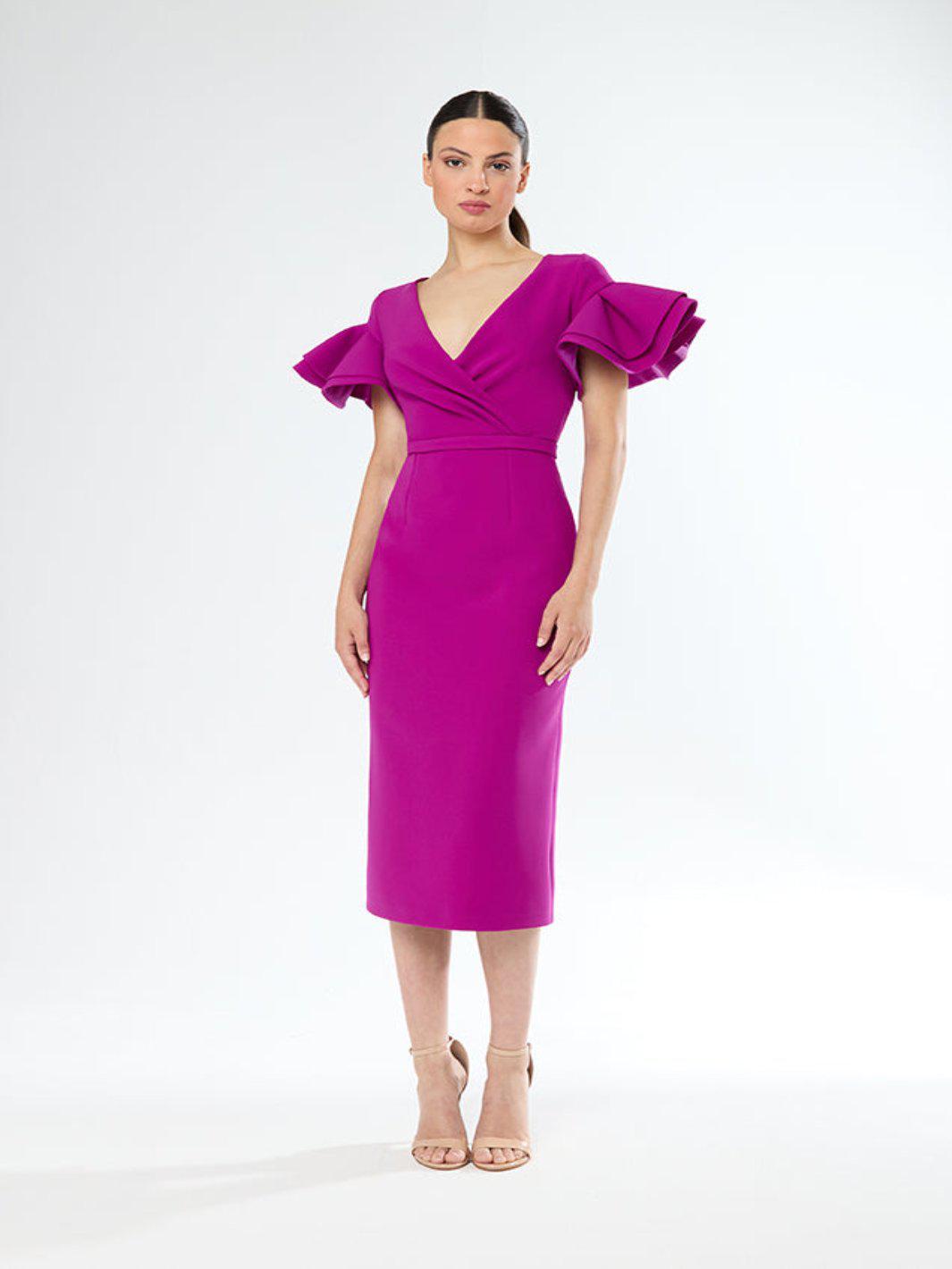 Carla Ruiz Dress 51512 In Fuchsia-Mother of the bride- mother of the groom -Nicola Ross