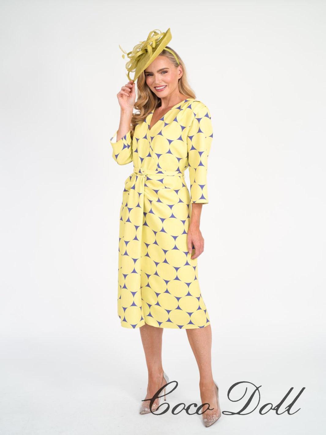 Coco Doll Jazz Dress In Yellow-Mother of the bride- mother of the groom -Nicola Ross