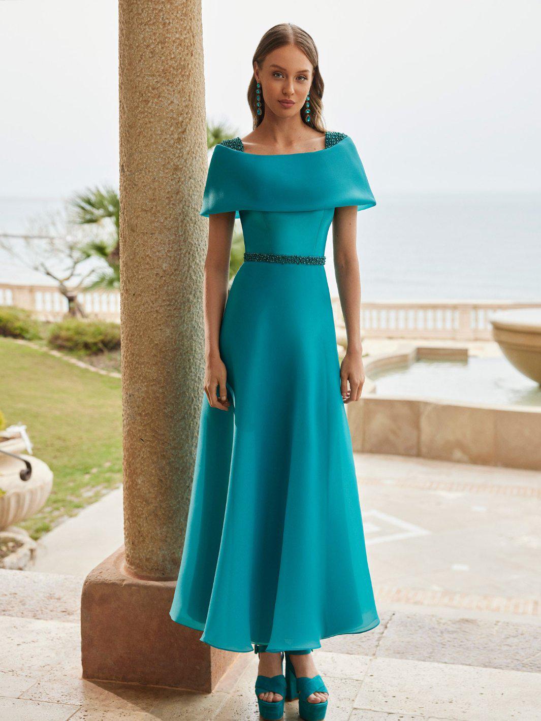 Couture Club Dress 9G99 In Turquoise-Mother of the bride- mother of the groom -Nicola Ross