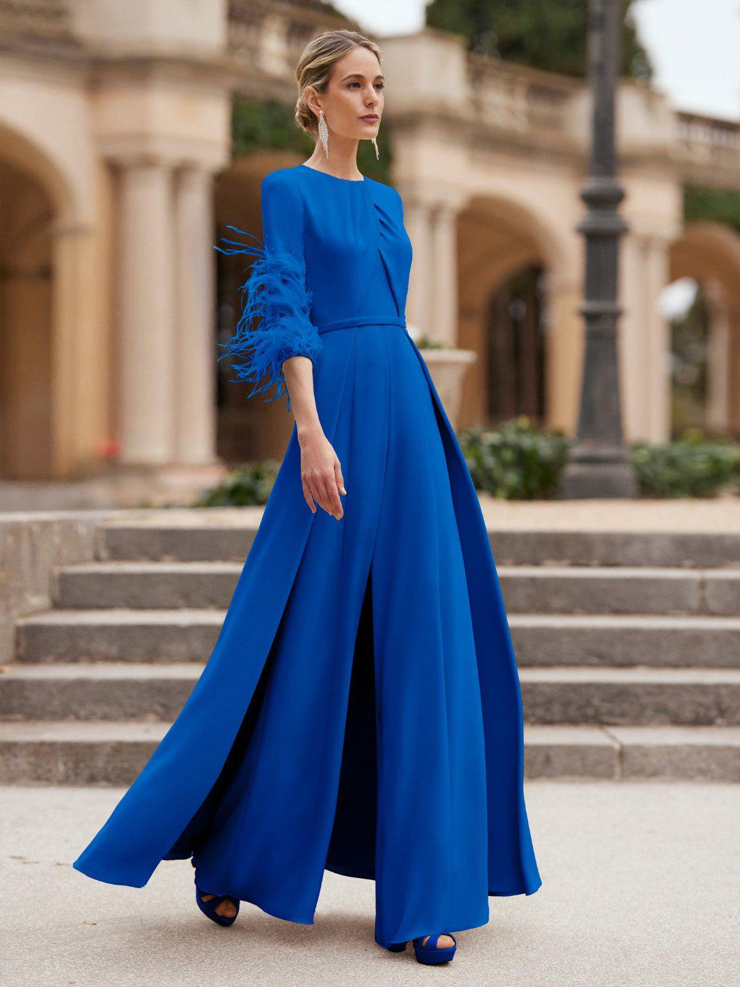 Couture Club Jumpsuit 8G145 In Cobalt Blue-Mother of the bride- mother of the groom -Nicola Ross