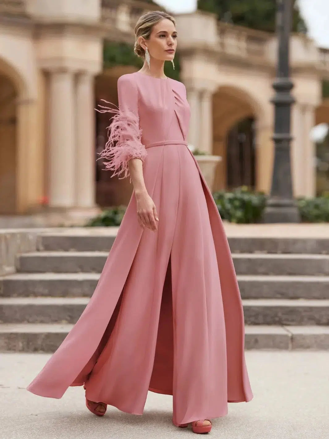 Couture Club Jumpsuit 8G145 In Rose-Mother of the bride- mother of the groom -Nicola Ross