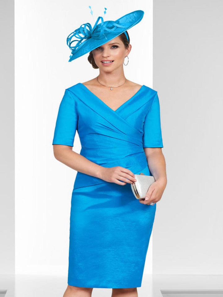 Ispirato Dress In Blue Lagoon ISL821-Mother of the bride- mother of the groom -Nicola Ross