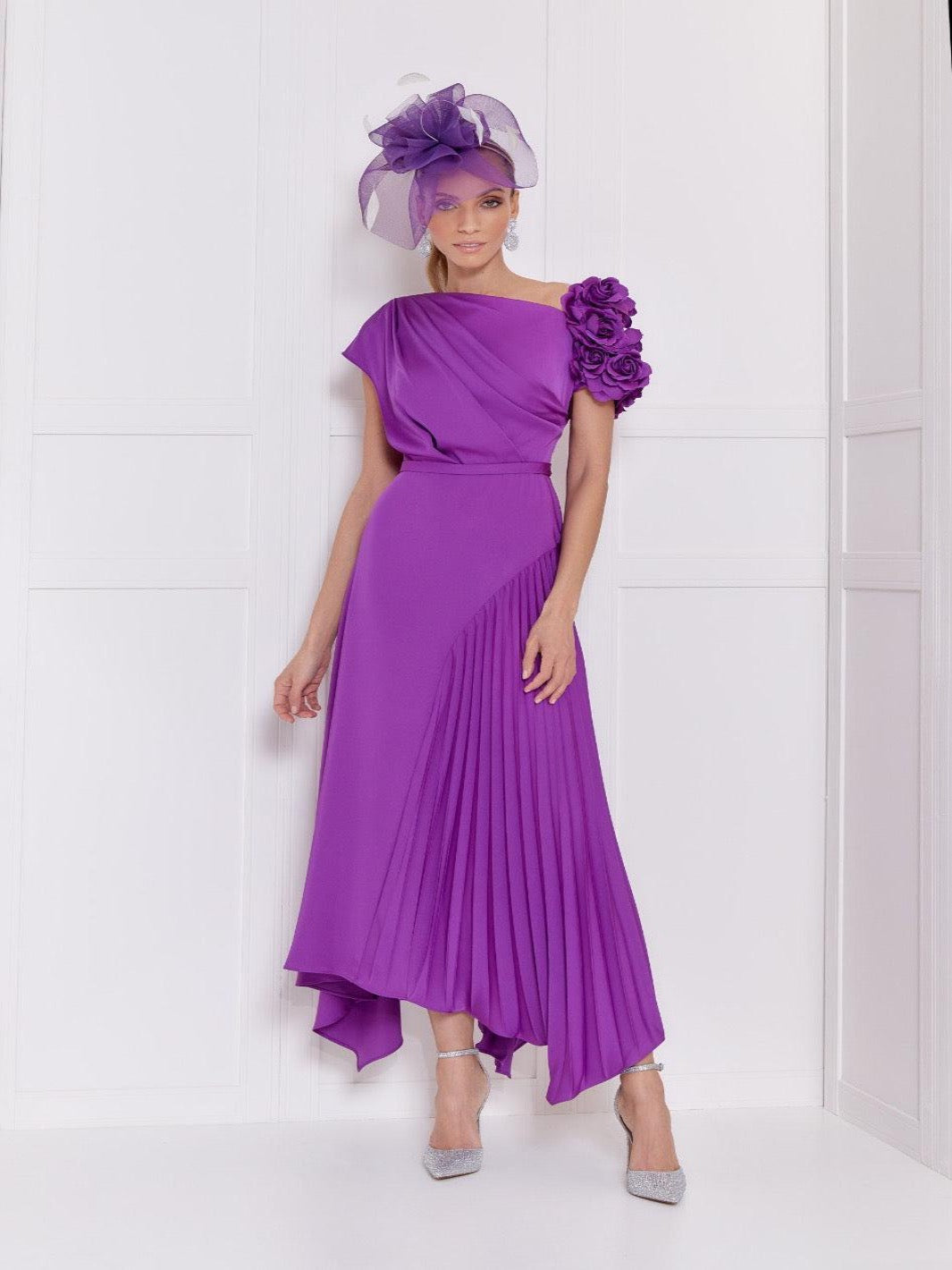 John Charles Dress Violet 66553A-Mother of the bride- mother of the groom -Nicola Ross