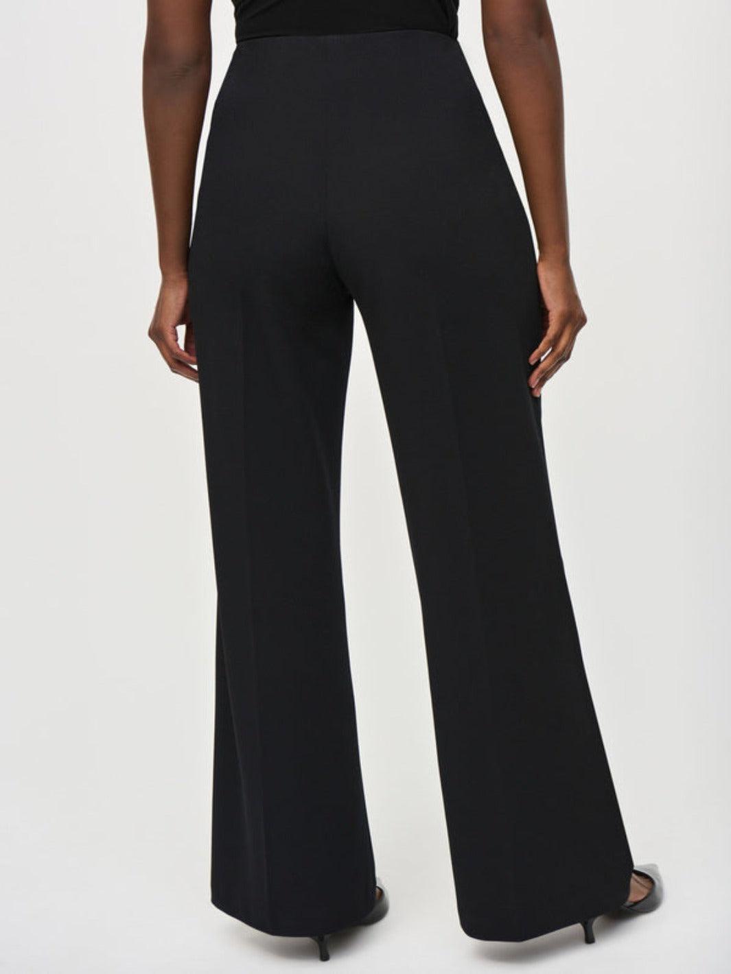 Joseph Ribkoff High-rise Wide-fit Trousers In Black 243046-Nicola Ross