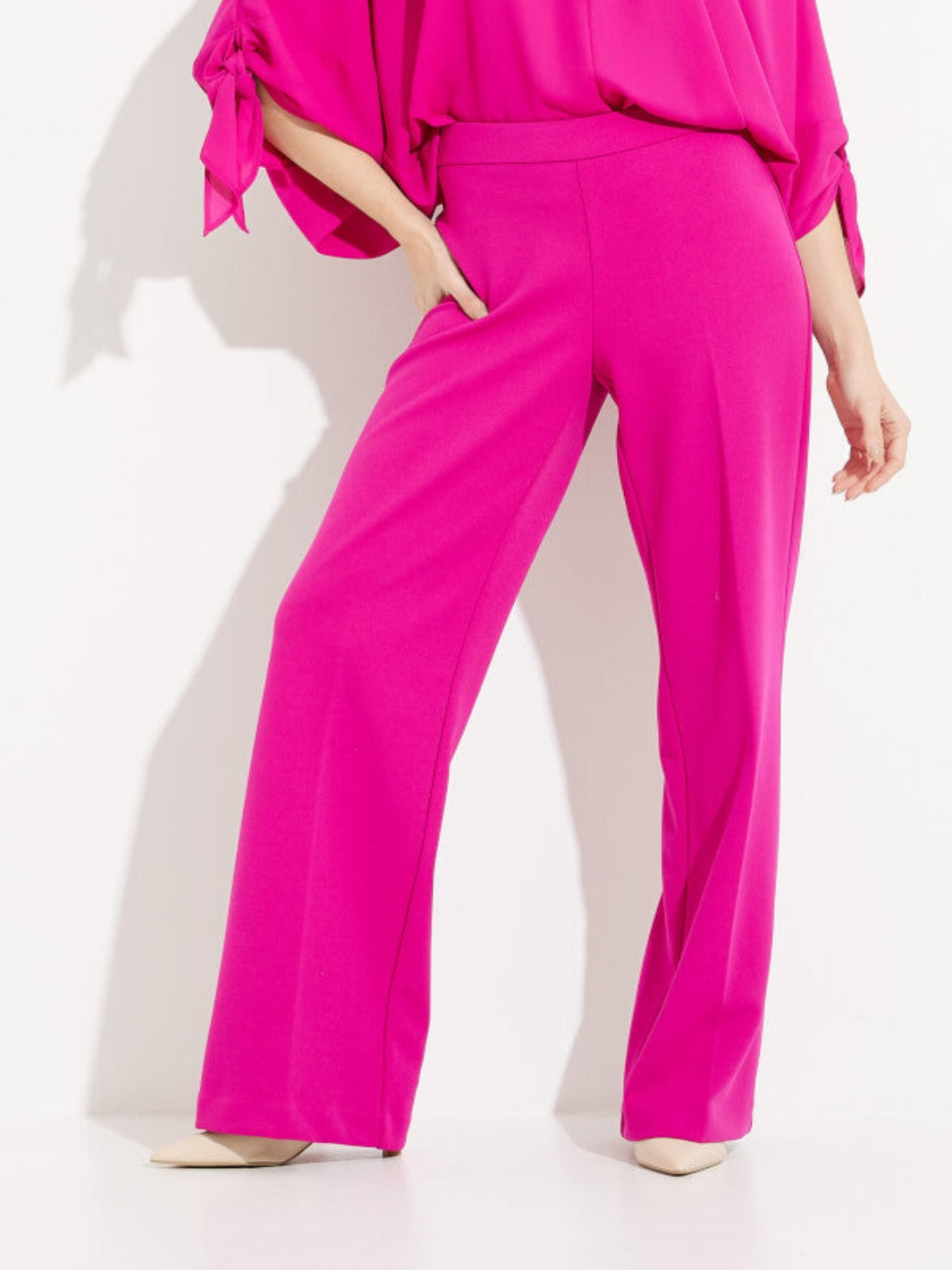 Joseph Ribkoff Straight Leg Pants In Pink 233787S24 – Nicola Ross