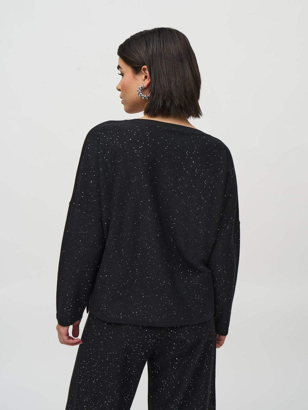 Joseph Ribkoff V-Neck Glitter Pullover Style 244921 € 179-Nicola Ross