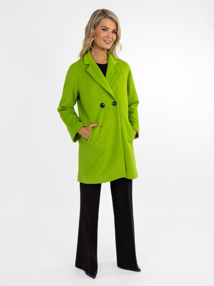 Kate & Pippa Bari Coat In Green-Nicola Ross