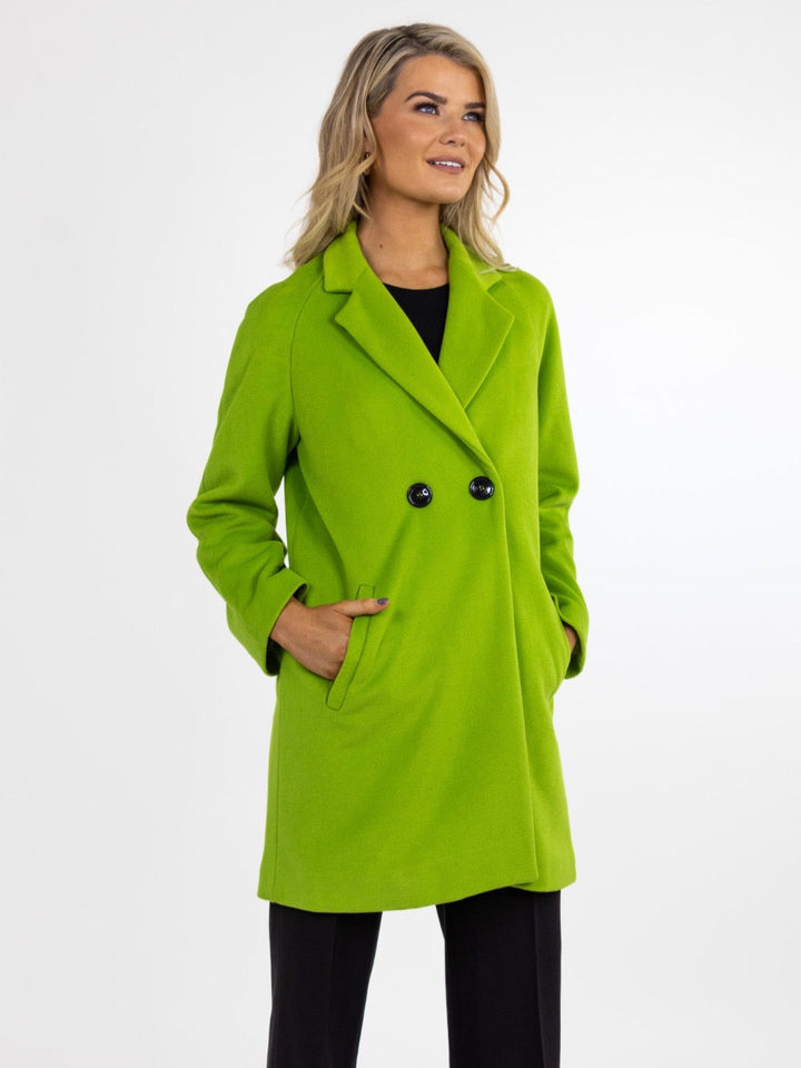 Kate & Pippa Bari Coat In Green-Nicola Ross