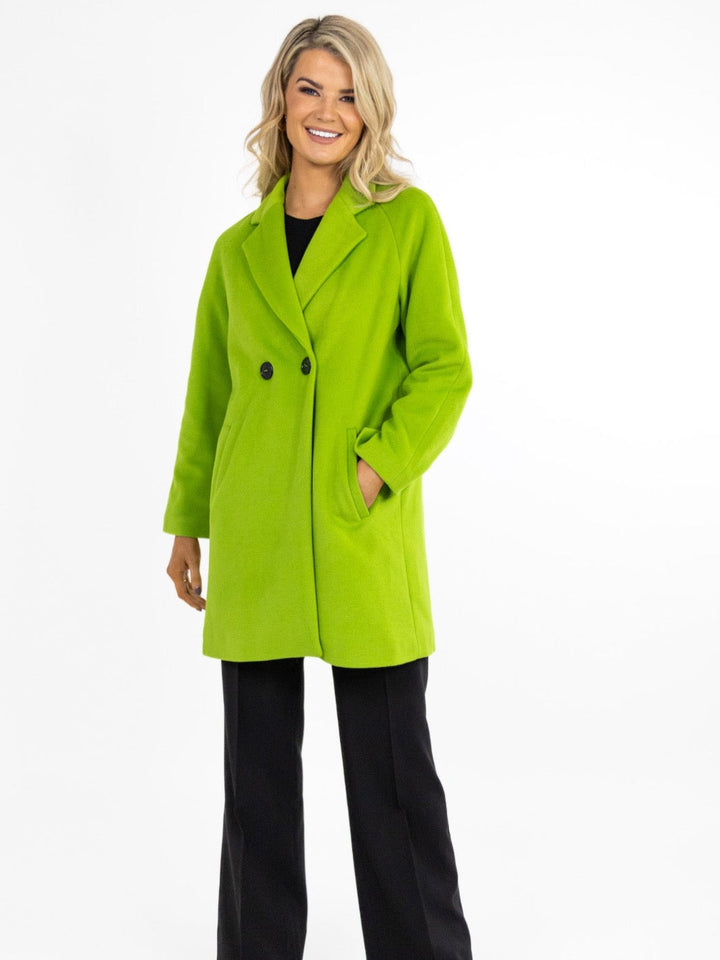 Kate & Pippa Bari Coat In Green-Nicola Ross