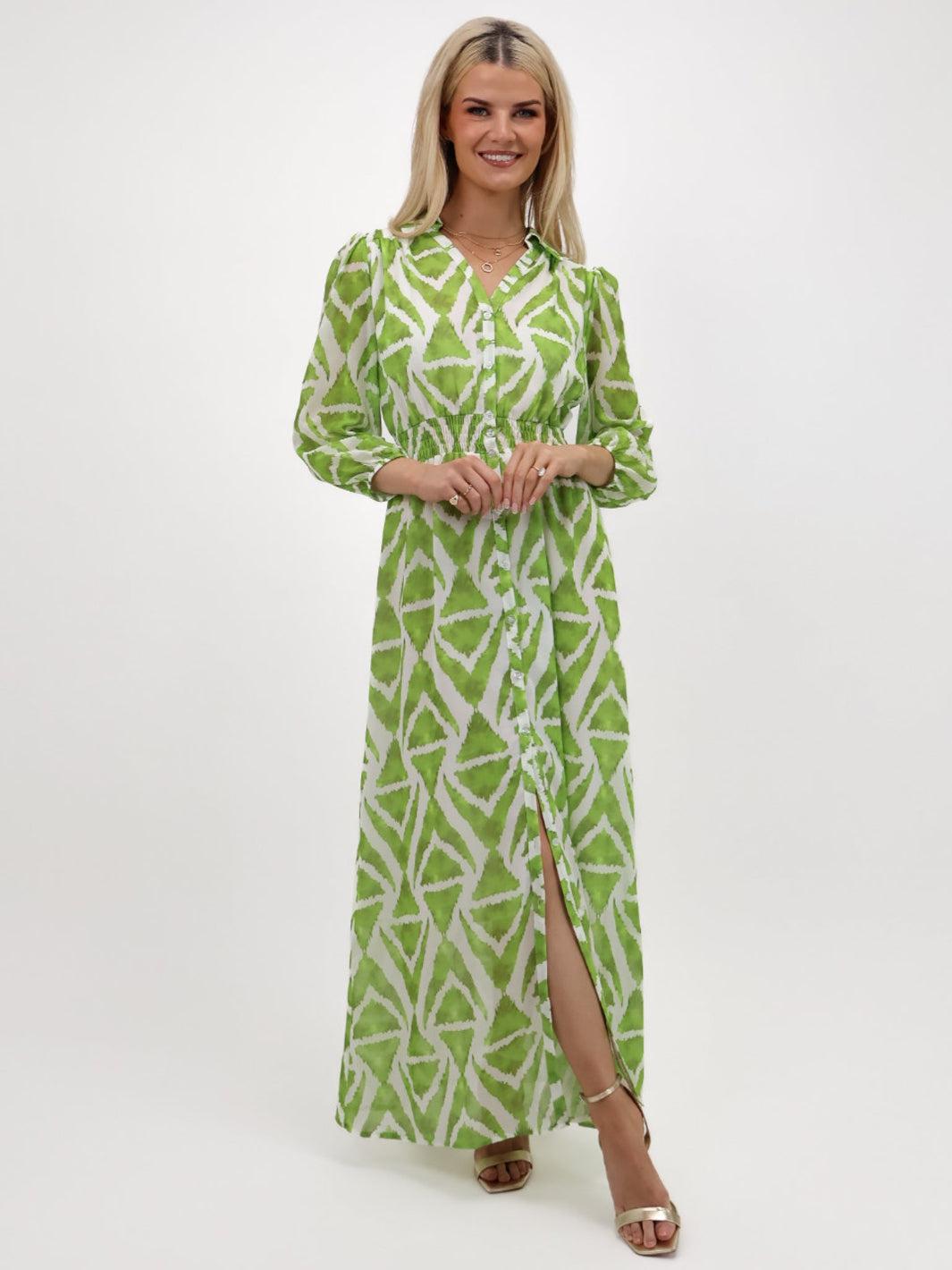 Kate & Pippa Carrie Dress In Green-Nicola Ross