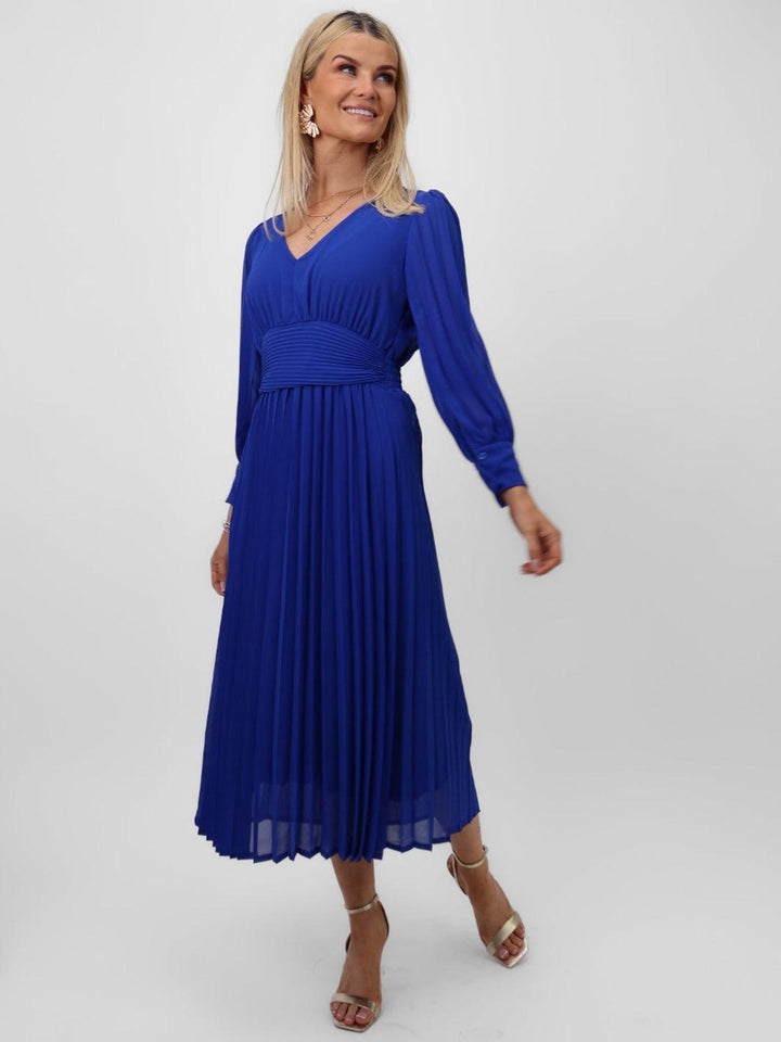 Kate & Pippa Hannah Dress In Royal Blue-Nicola Ross