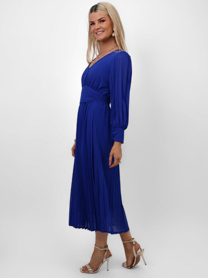 Kate & Pippa Hannah Dress In Royal Blue-Nicola Ross