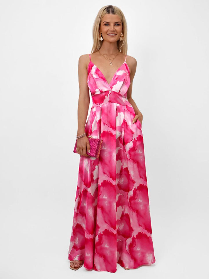 Kate & Pippa Lola Maxi Dress In Pink-Nicola Ross