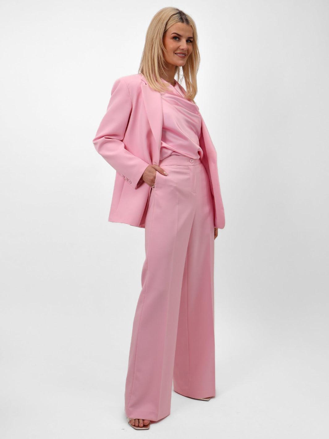 Kate & Pippa Palermo Trousers In Light Pink-Nicola Ross