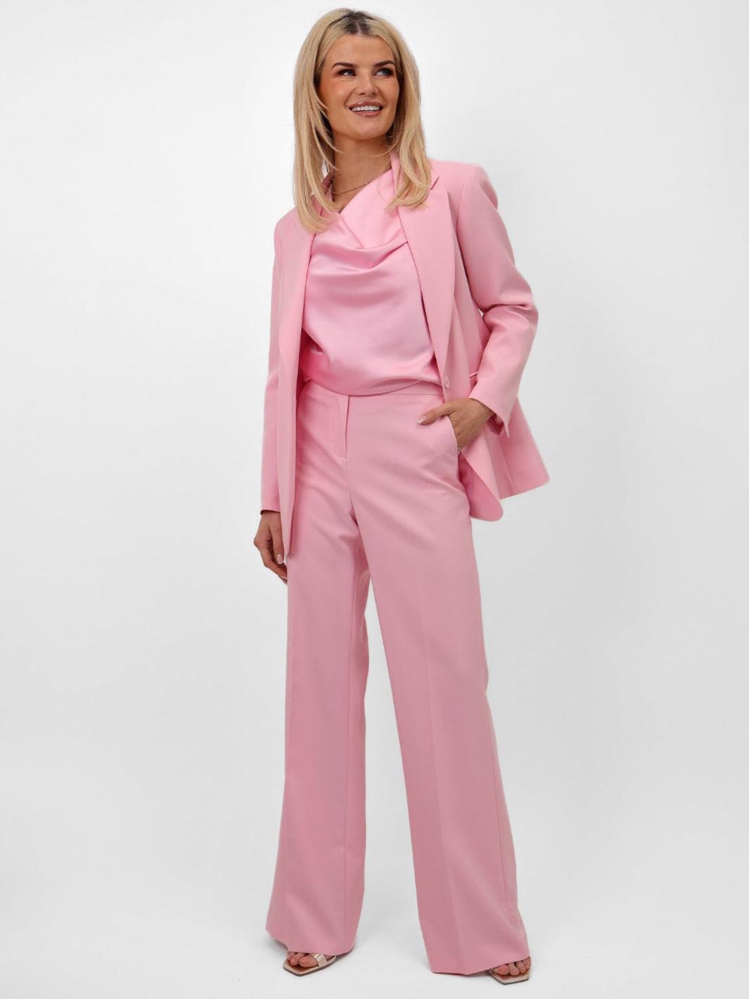 Kate & Pippa Palermo Trousers In Light Pink-Nicola Ross