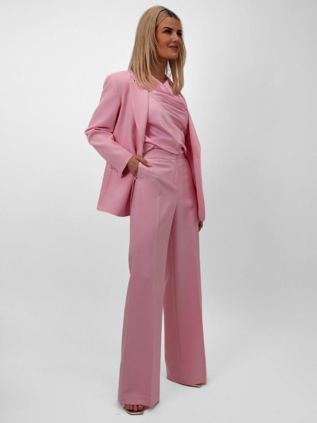 Kate & Pippa Palermo Trousers In Light Pink-Nicola Ross