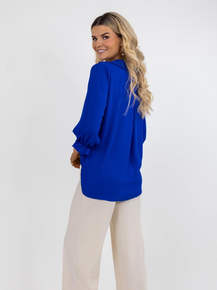 Kate & Pippa Tia Top In Royal Blue-Nicola Ross