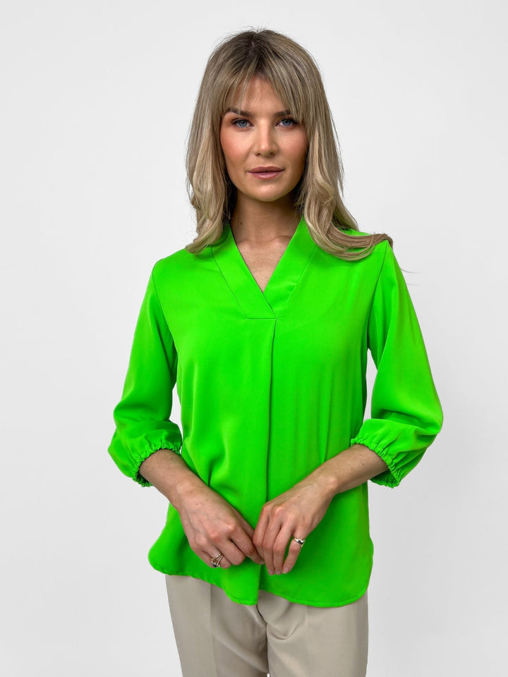 Kate & Pippa Tori Blouse In Green-Nicola Ross