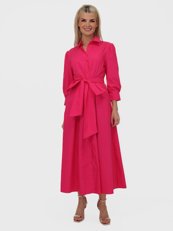 Kate & Pippa Victoria Maxi Dress In Pink-Nicola Ross