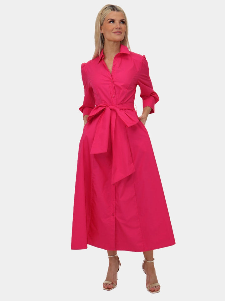 Kate & Pippa Victoria Maxi Dress In Pink-Nicola Ross