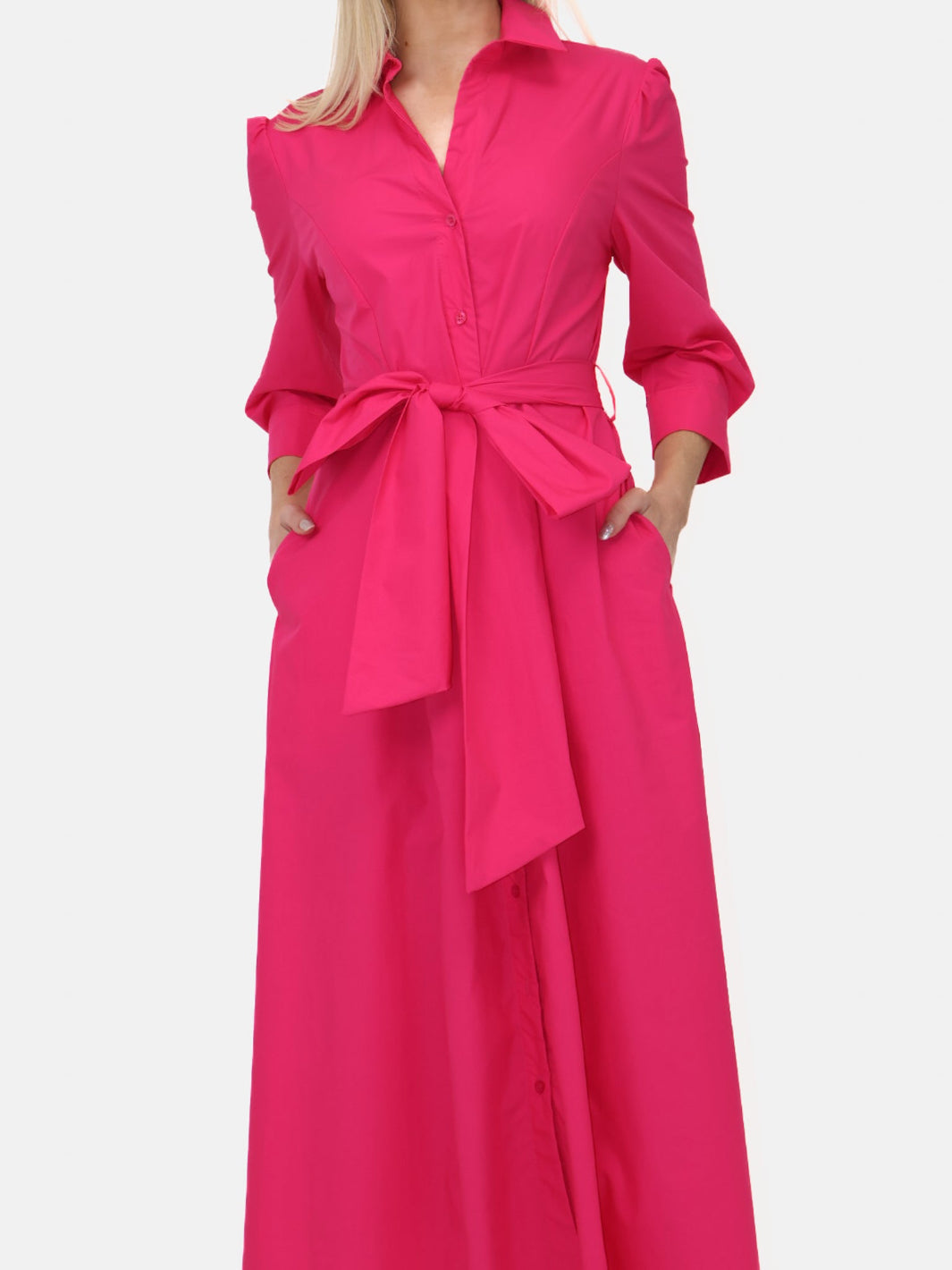 Kate & Pippa Victoria Maxi Dress In Pink-Nicola Ross