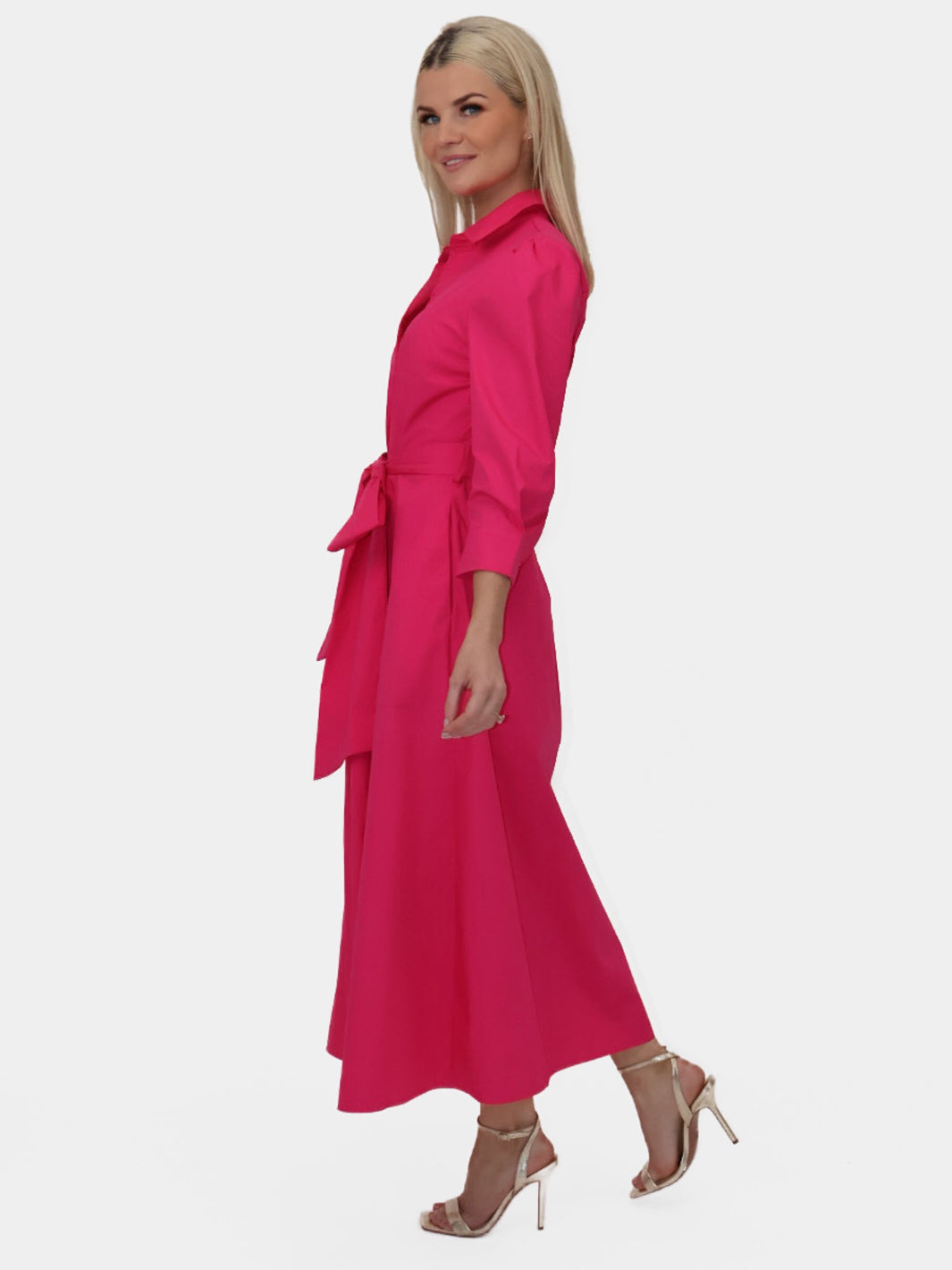 Kate & Pippa Victoria Maxi Dress In Pink-Nicola Ross