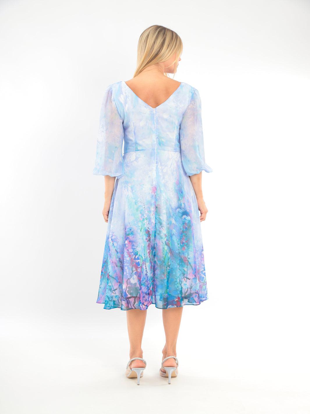 Lizabella Dress 2015-39 In Blue-Mother of the bride- mother of the groom -Nicola Ross