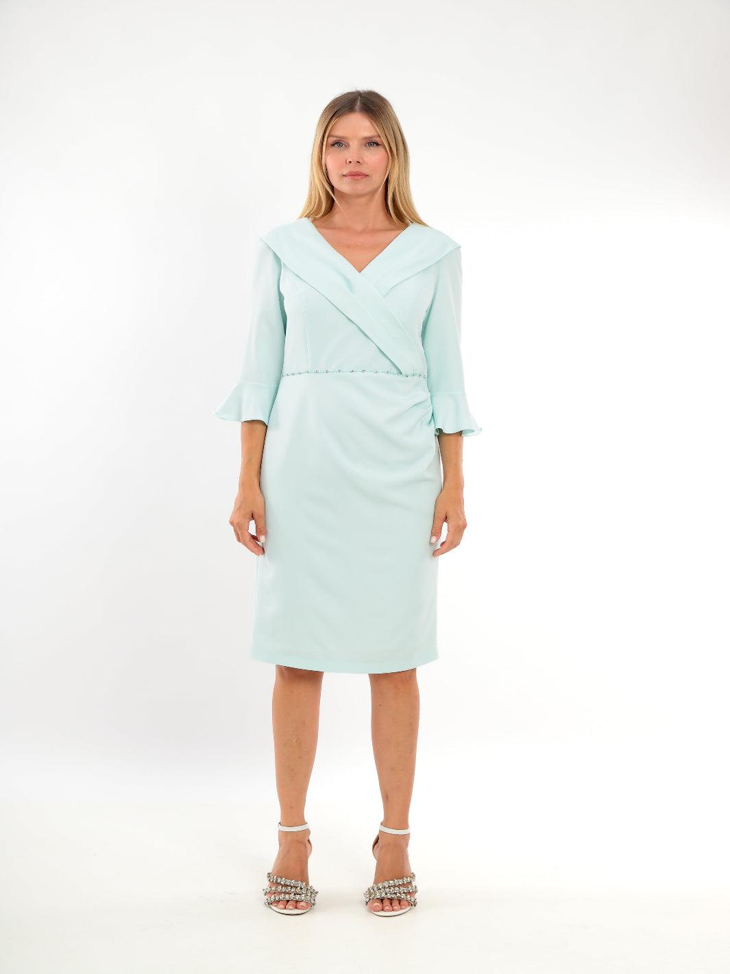 Lizabella Dress 2049-16 In Blue-Mother of the bride- mother of the groom -Nicola Ross